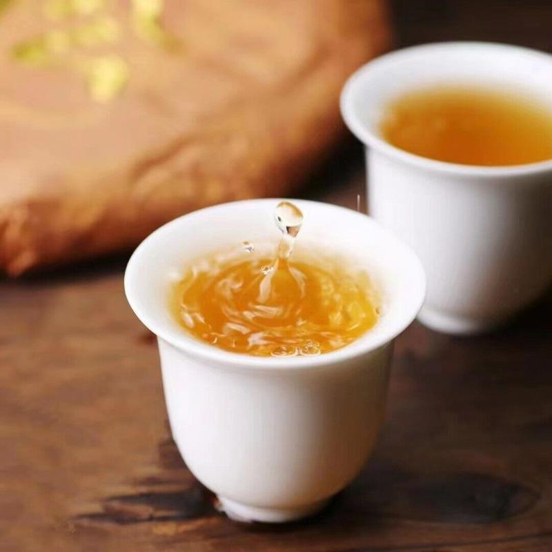 Чай Юньнань 2021 г. Банна Принц Горный Манзон Пуэр Чай Сырой чай 357 г Чай для торта