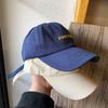 Синяя бейсболка трендовая для женщин регулируемая дышащая солнцезащитная