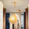 Светодиодные люстры Nordic Cottagecore Gold Bird'S Nest для гостиной, бара, обеденного стола, украшения для лофта, подвесные светильники