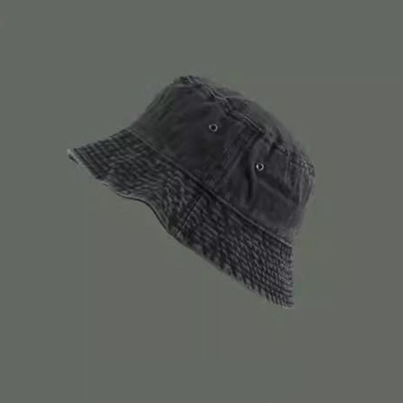 Кепка рыбака из выстиранного денима в стиле ретро в Гонконге, универсальная и солнцезащитная кепка, солнцезащитная кепка для рыбалки, походная кепка
