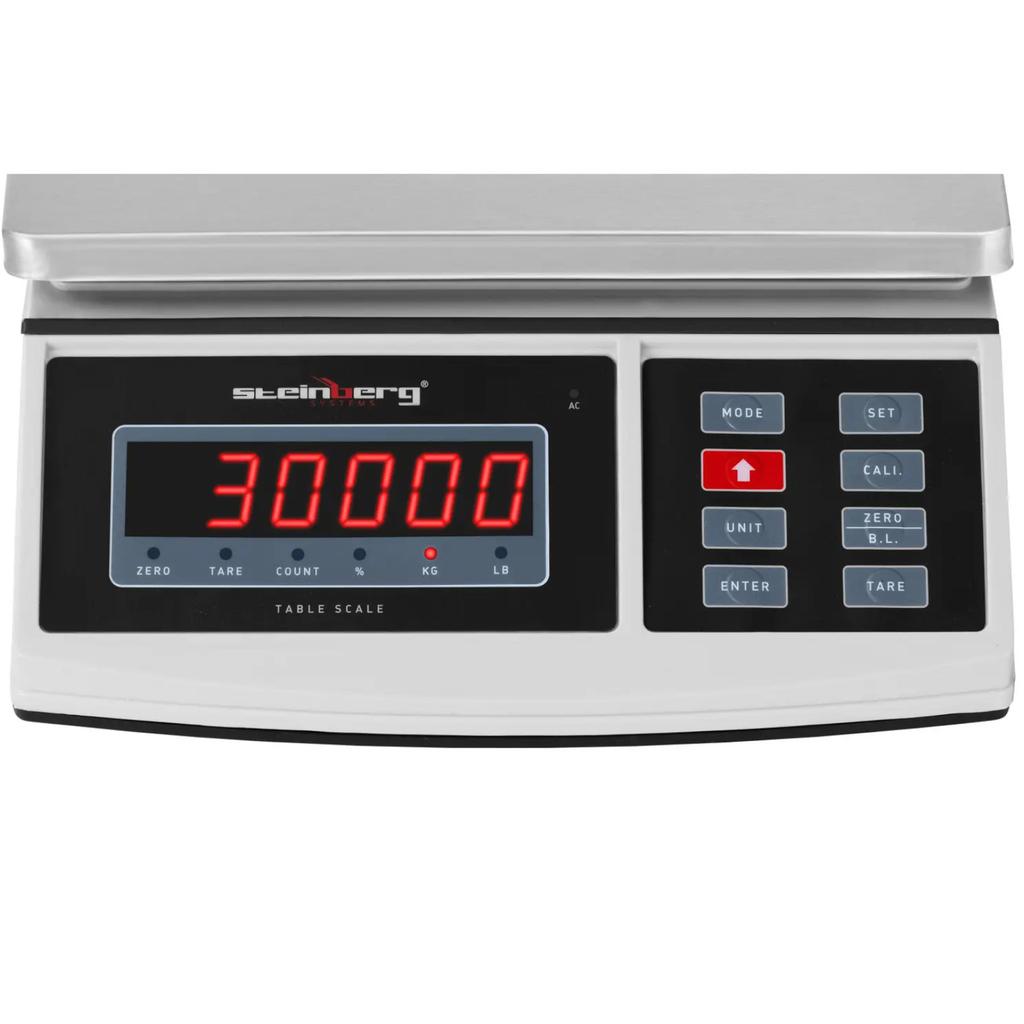 Почтовые весы для посылок и писем LED 30 кг 1 г