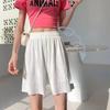 Ice Silk Wide-Leg Shorts Women's Summer Thin Loose High Waist Slimming Casual Sporty Five-Point Shorts