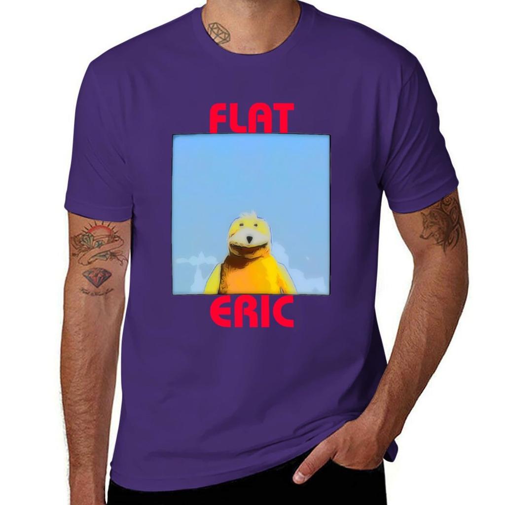 Футболка Flat Eric смешные костюмы спортивные фанаты кроссвит футболка мужская приталенные футболки для мужчин