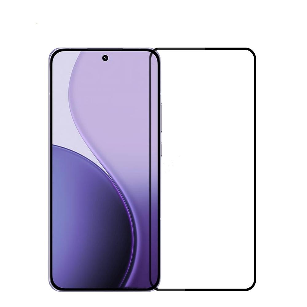 For Oppo Reno14 Pro 5G Screen Protector MOFI 9H Full Glue Full Coverage High Aluminum-Silicon Glass Film