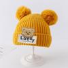 Winter Newborn Ear Protection Hat Warm Children Earmuffs Cap Cute Baby Beanies with Pop
