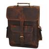 Leather Backpack for Men Handmade Brown Outdoor Shoulder Rucksack
