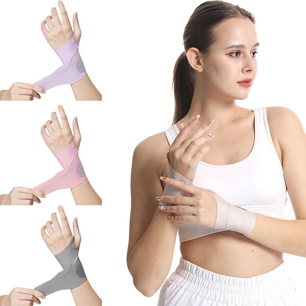 Adjustable Sport Slim Wrist Wraps Ultra Thin Wrist Brace Soft Wrist Compression Band Tendonitis