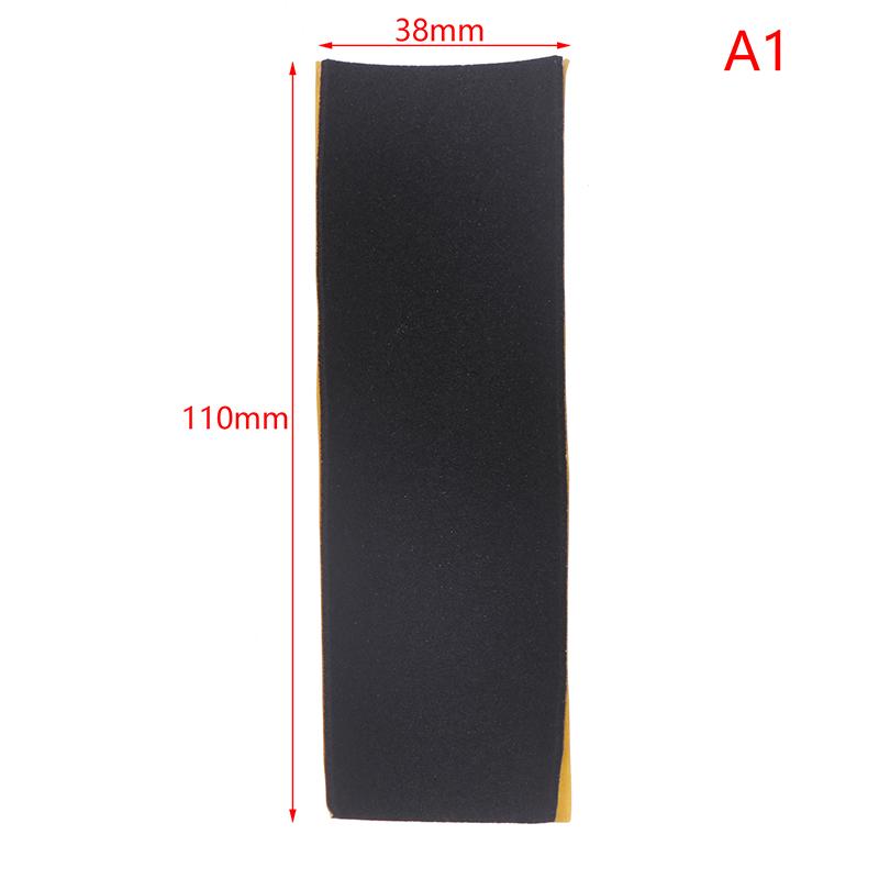 Fingerboard Foam Grip Tapes For Finger Skateboard Anti-Slip Wooden Fingerboard Deck Adhesive Tape Stickers Grip Tapes Black Mat