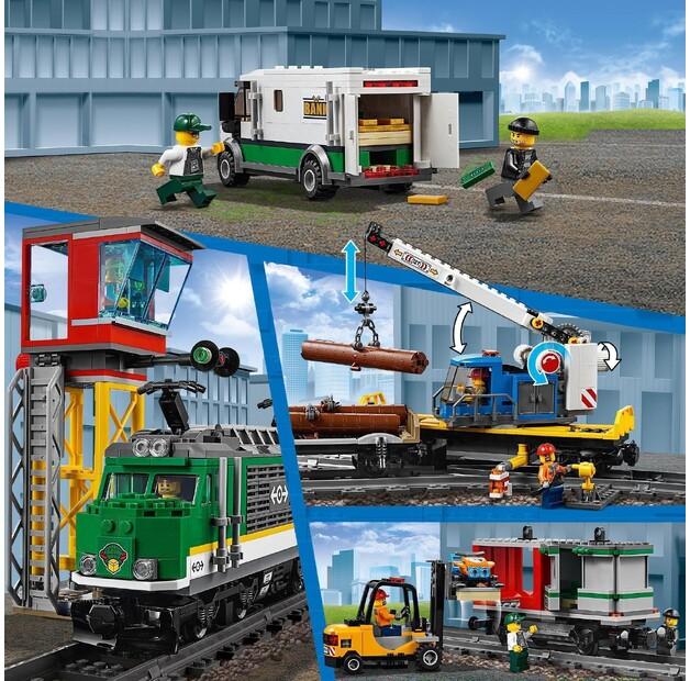 LEGO City 60198 Грузовой поезд