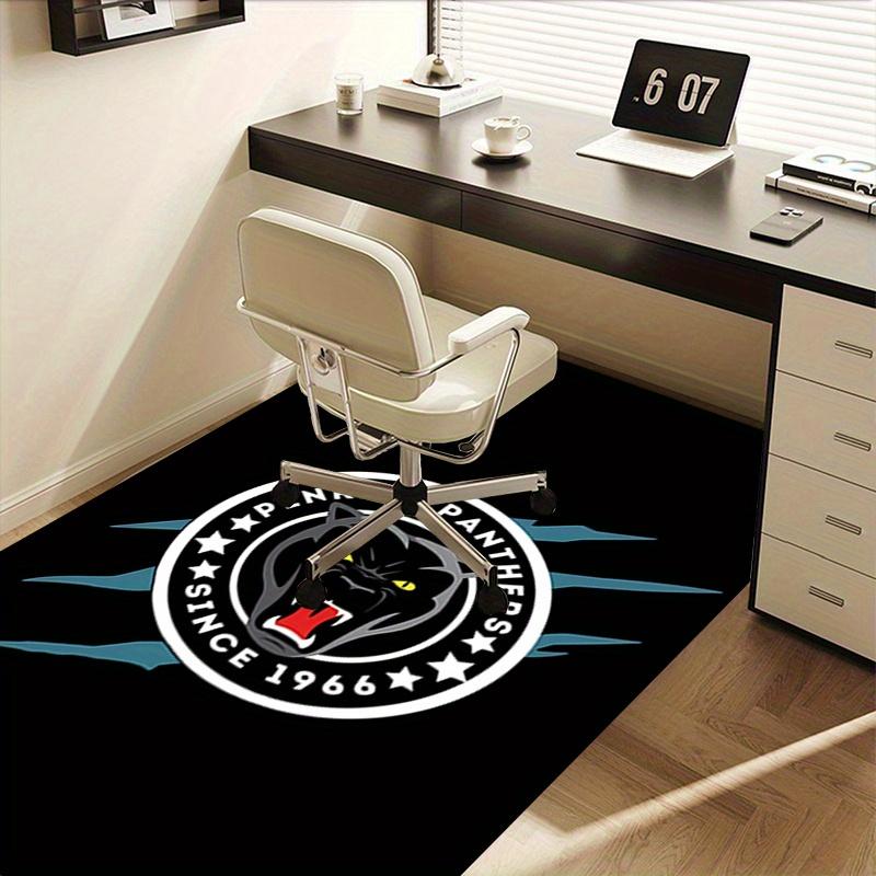1pc Panther,Logo,Sports Office Carpet Soft Polyester Entrance Carpet Washable Non slip Machine Washa