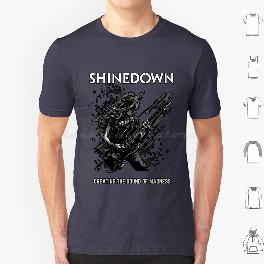 Creating The Sounds Of Madness T Shirt Cotton Men Women DIY Print Shine Down Rockband Rockmusic Fan Band