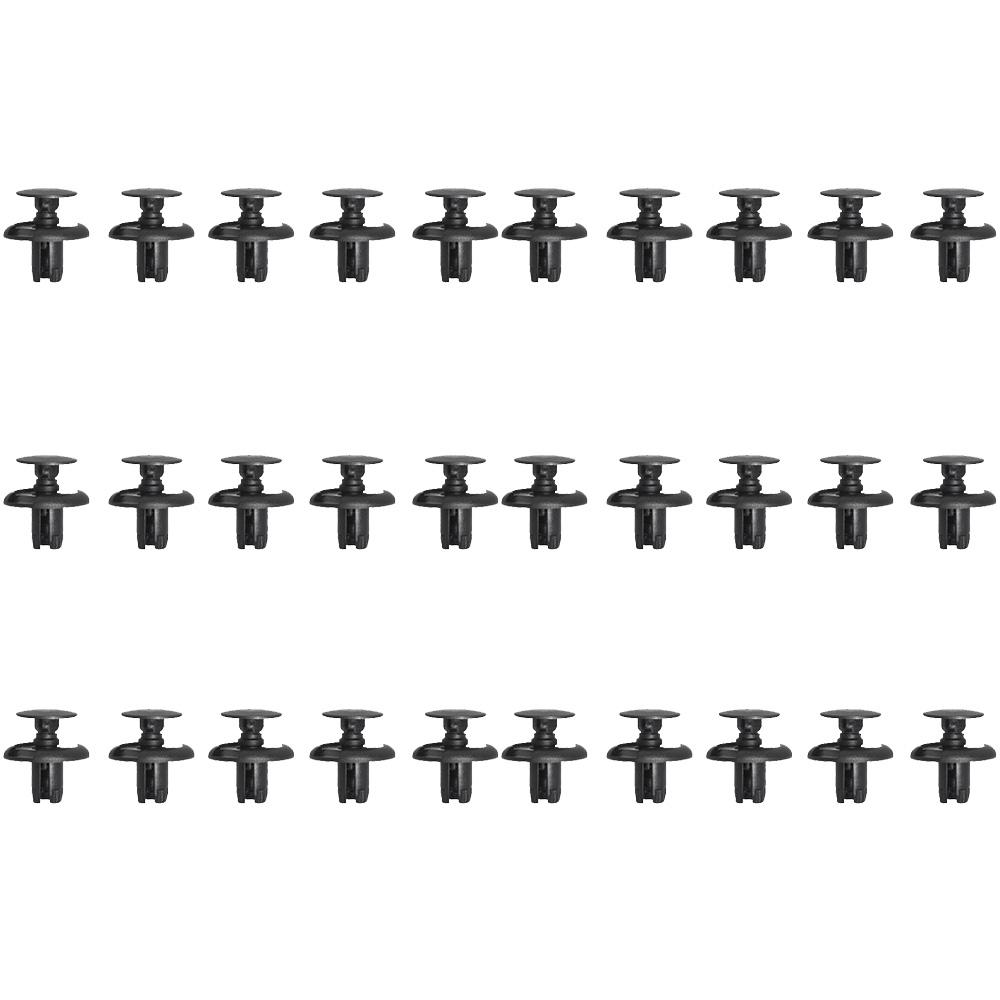 10/20/30/40/50 PCS 8mm Car Fastener Clips Auto Rivets Clips Bumper Door Panel Fender Clip Retainer Plastic Auto Rivets Screw