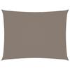 VidaXL Sun Sail Rectangular Oxford Fabric 6x8 M Taupe