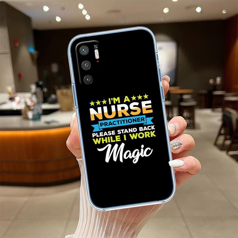 RE22 Doctor Nurse Transparent Phone Case for Motorola Moto G40 G04 G05 One Ace Action  Fusion + Plus Hyper Macro Vision Zoom