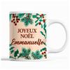 Mug - Emmanuelle - Christmas - Ceramic - Beige - 325 Ml - Dishwasher Safe