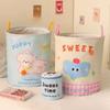 Foldable Toys Storage Basket Large Capacity Dirty Clothes Organizer Cute Laundry Basket  Household