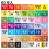 Toyo Origami 50 15cm 60 Sheets per Set of 20 Paper, Colors, Square, Pack, (001008)