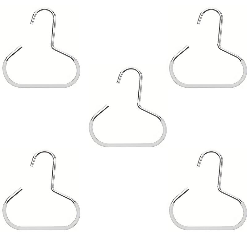 5 шт. Аксессуары для одежды Вешалка Кепка Галстуки Ремень Крючок для нижнего белья Без следов Нескользящая Вешалка для шляп Органайзер для гардероба Хранение кепок, галстуков, ремней