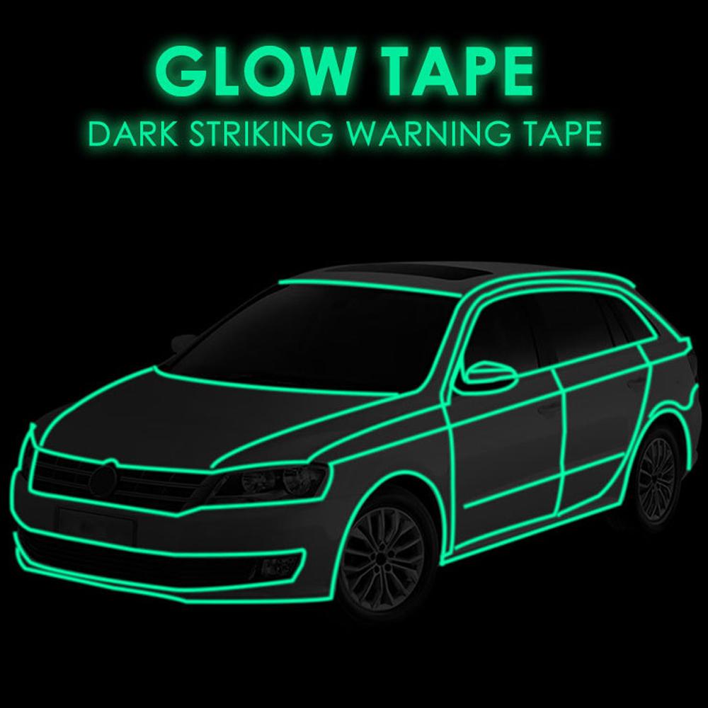 Glow Warning Tape Glow Dark Self-adhesive Tape Luminous Sticker DIY Tape Fishing Rod Sticker