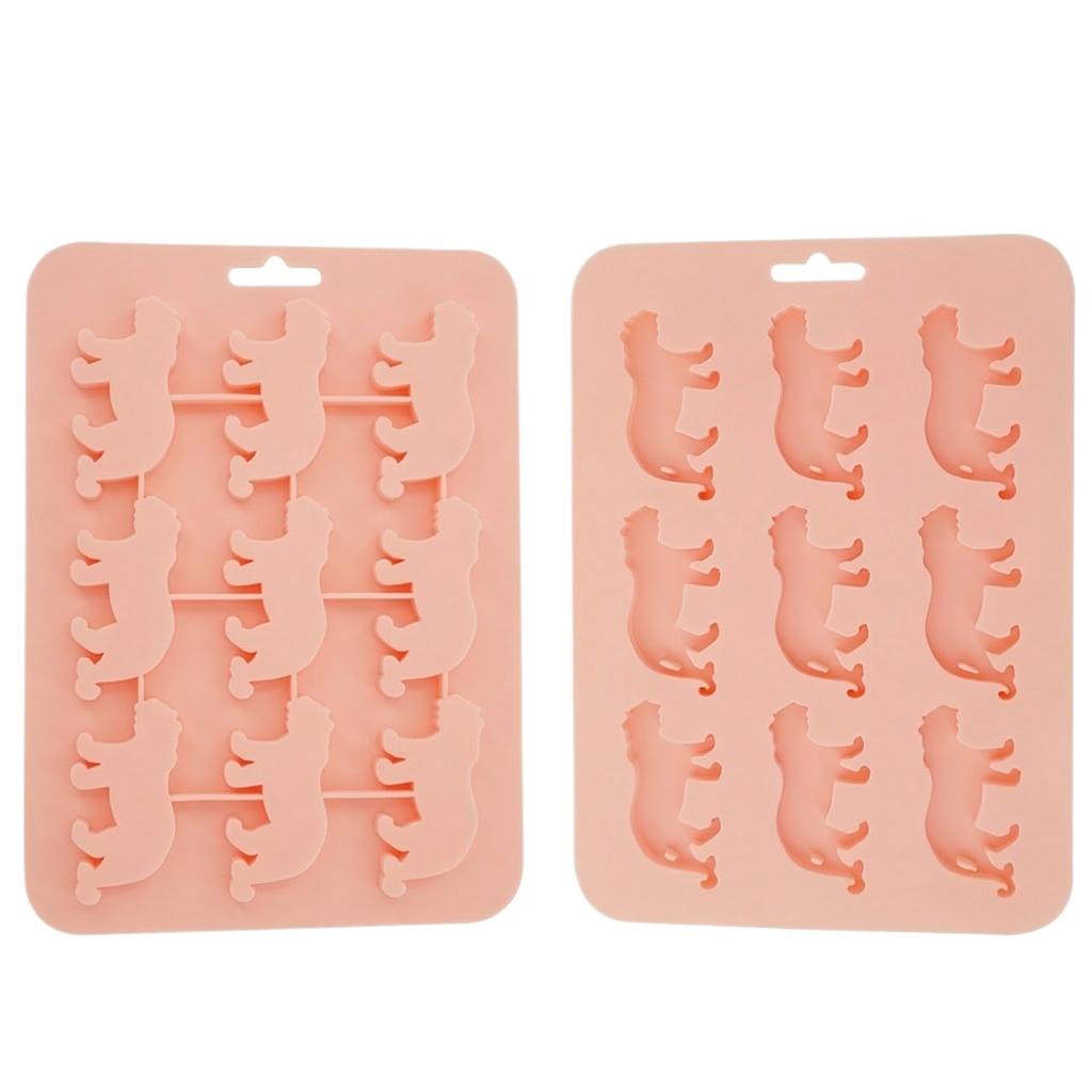 Animals Ice- Mold - Ocean Animals Turtle,Dolphins,Penguins,Silicone Mold For Baking Muffin Cake, Chocolate,Candy, Soap