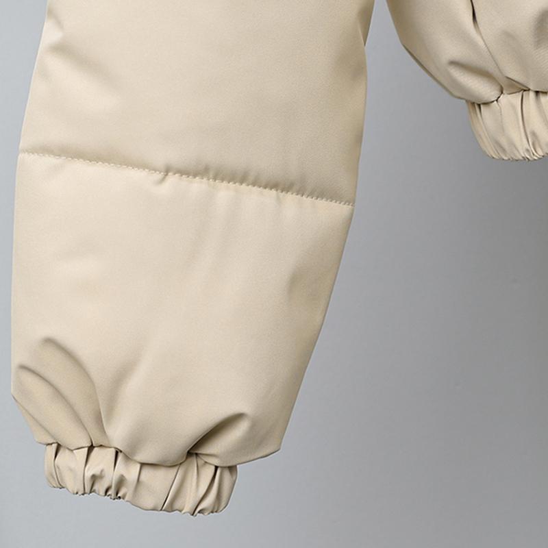 Модное зимнее пальто женское короткое парки с капюшоном воротник из искусственного меха свободное толстое теплое женские куртки