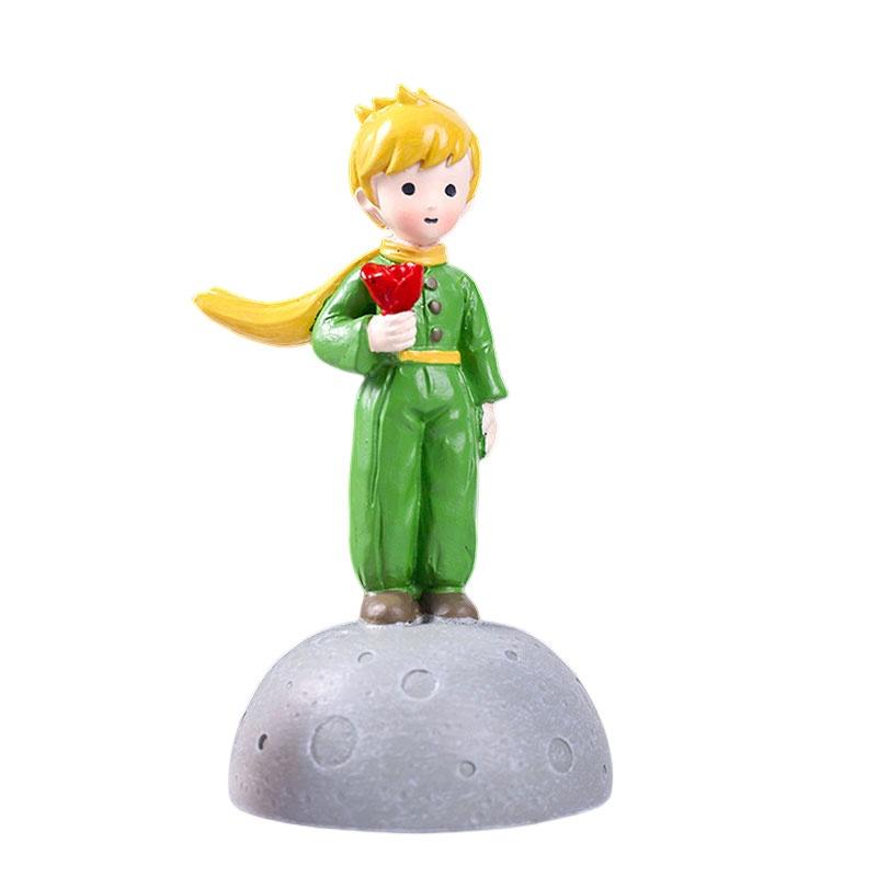 Top Quality Resin Crafts Little Prince Fox Cake Baking Eternal Flower Mini Ornaments Wholesale