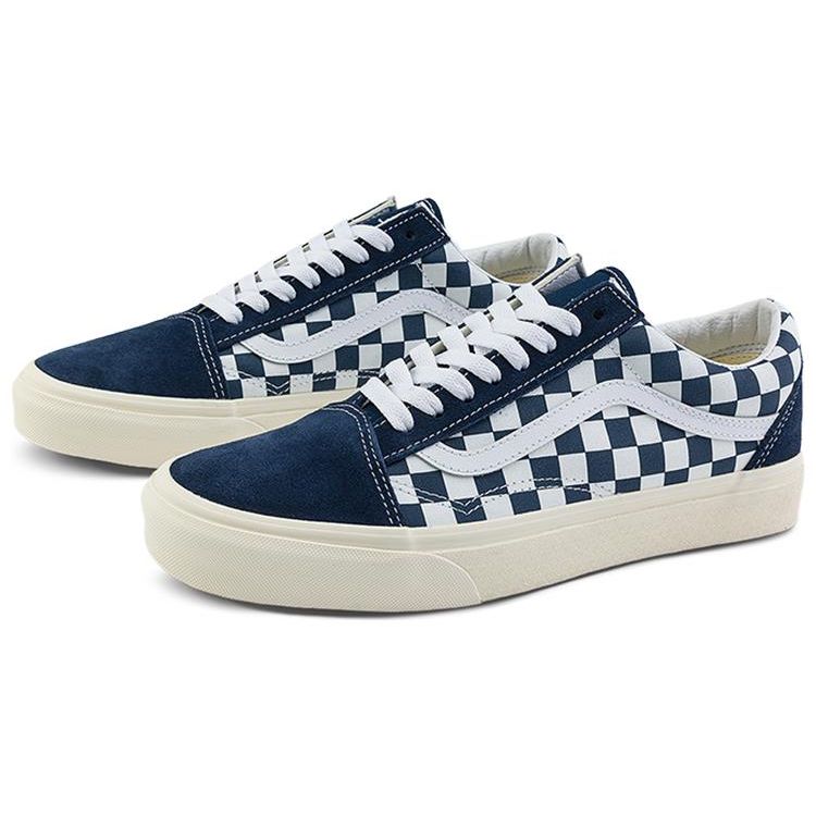 Vans Классические кеды Old Skool из канваса с низким верхом, унисекс, сине-белые VN0A5JMI4M0