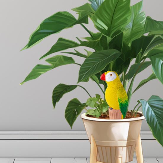 4Pcs Parrot Watering Spikes Self-Watering Planters Continuous Moisture Release System Watering Device Low-maintenance Plant Care