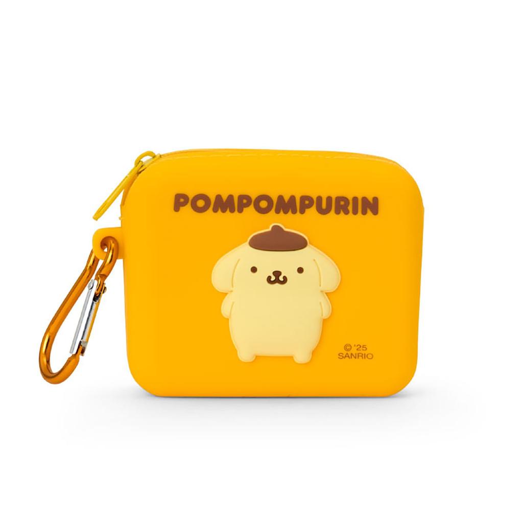 Sanrio силиконовый мини-чехол Pom Pom Purin чехол для аксессуаров косметичка кошелек для монет 357766