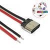5 шт. USB Type-C 2P Кабель-разъем мама с проводом для пайки Для зарядки мобильного телефона