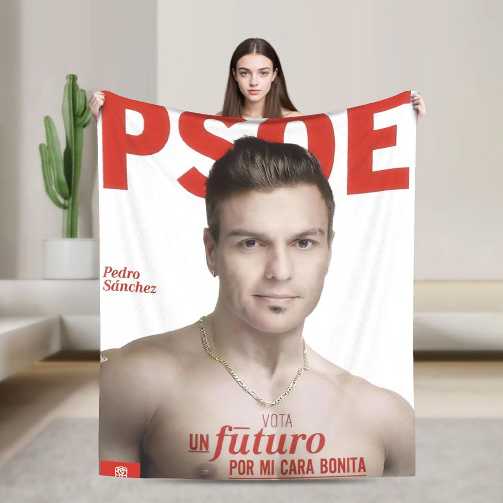Педро Санчес Испания PSOE Плед Качественный Теплый Мягкий Постельное белье Пледы Зимний Пикник Диван Кресло Диван-кровать Модный Покрывало