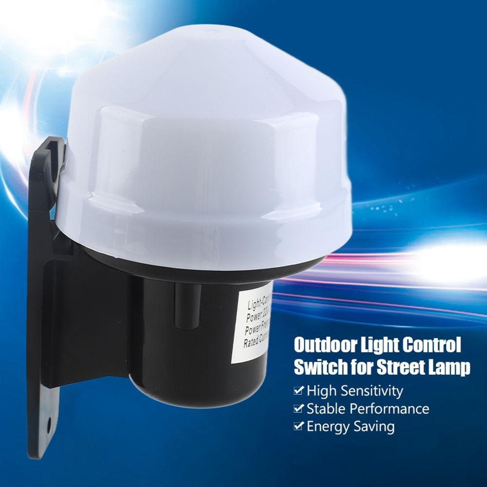 High Sensitive Photocell Light Switch Weatherproof Outdoor Lamp Switch Light Control Switch Garden