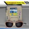 Car Sun Visor Card Holder Multifunctional For Citroen C4 C3 C5 C1 C2 Berlingo Celysee Cactus Picasso Aircross Saxo Grand