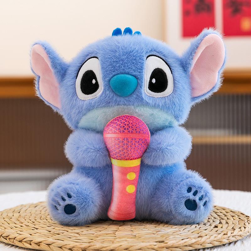 Cute Stitch Christmas And Musical Instrument Series Plush Doll Children Toy For Kids Holiday Gifts