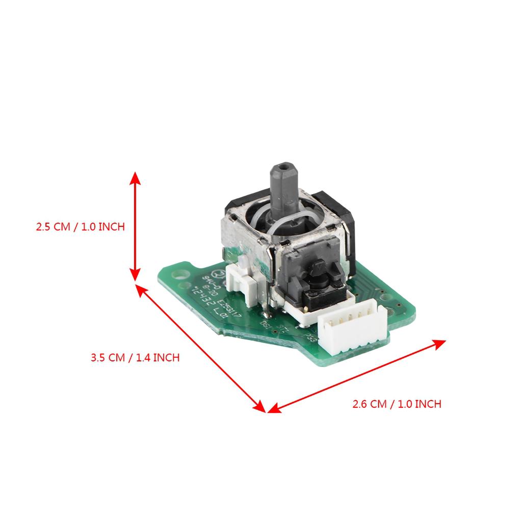 Joystick Replacement, Left Right Analog Stick with PCB Board for GamePad Controller Repair Parts