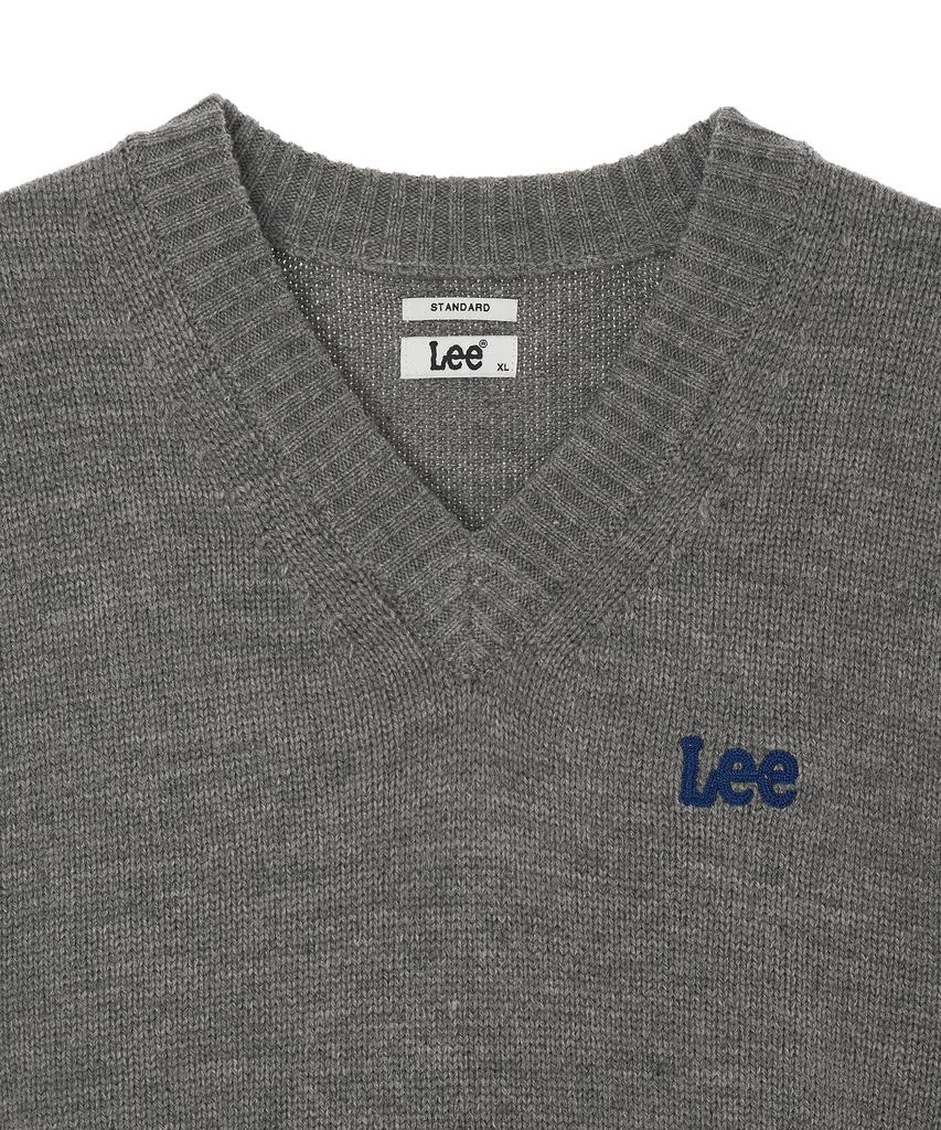 LEE Вязаный жилет Серый