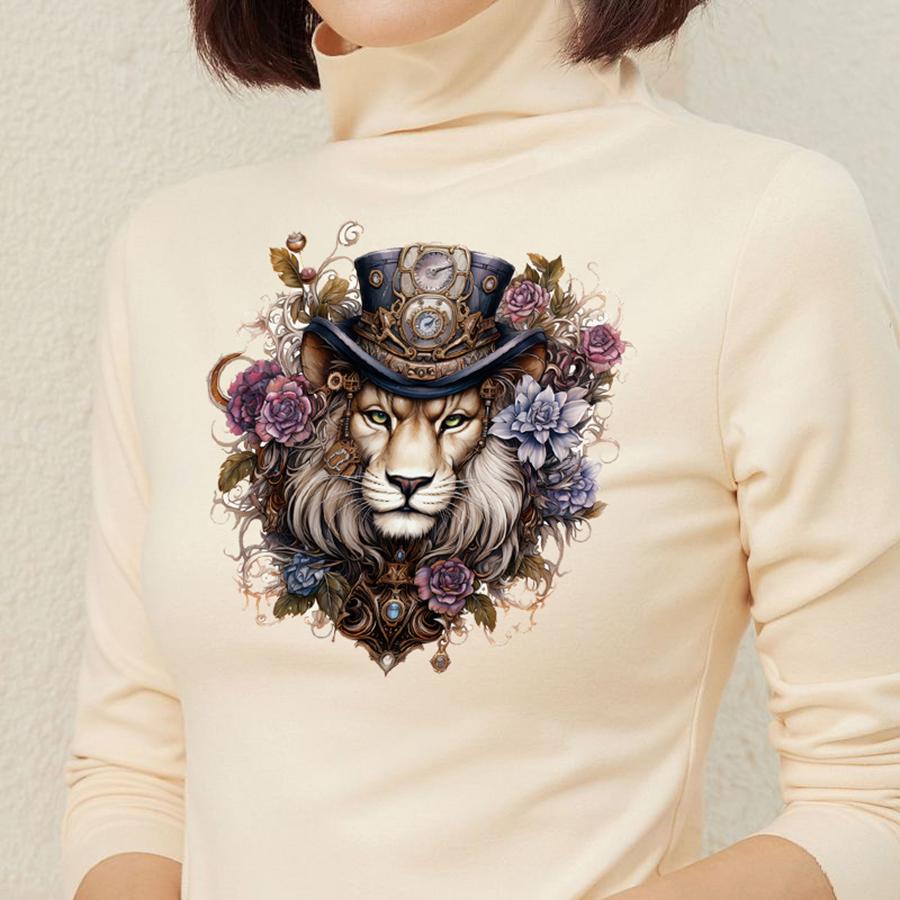 Нежные нашивки со львами для одежды, толстовки «сделай сам», джинсы Parches, Ropa, наклейка для одежды, термопресс, аппликация, термонакладки