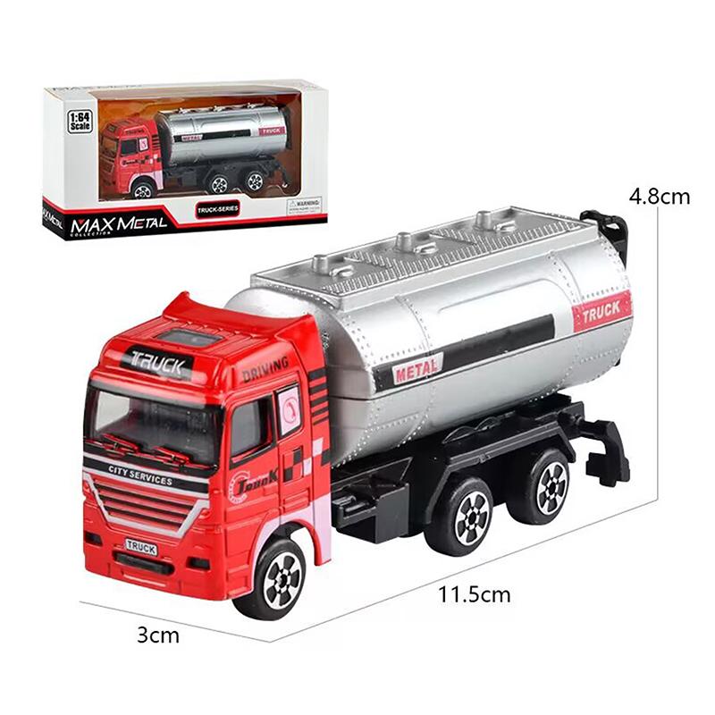 1 Piece Kid Toy Alloy Fire Truck 1:32 Simulation Firefighting Diecast Rescue Vehicle Fire Ladder Engineering Car Model