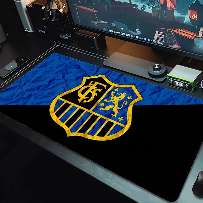 1. FC Saarbrücken Mouse Pad Large Gaming Table Cushion Non-slip Laptop Tablet Big Mousepad XXL Mat Mini PC Playmat With Lock edge_xia