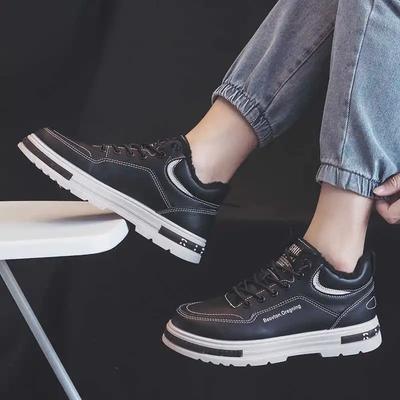 Плюшевая обувь на толстой подошве Обувь Плетеные Осенние Женские Ботинки Темно-зеленые Кроссовки Спортивная Красовка Принадлежности Известная Перепродажа