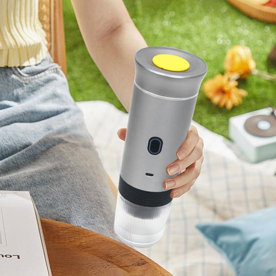 Портативная дорожная кофемашина с сенсорным управлением, USB-зарядка, беспроводная, простая в очистке, кофеварка с быстрым нагревом 3 в 1