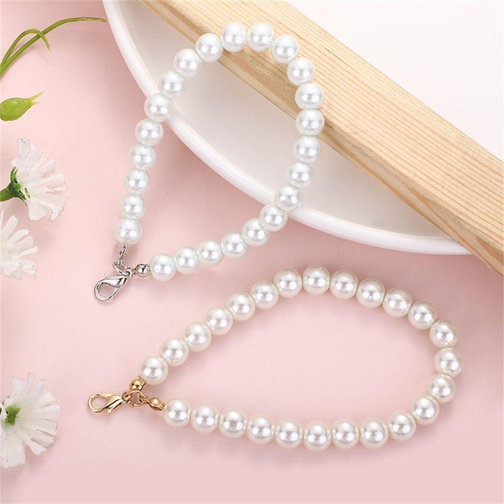 Beaded Pearl Lanyard Anti-Drop Phone Case Chain Phone Accessories Mobile Phone Chain  Handbag Belt