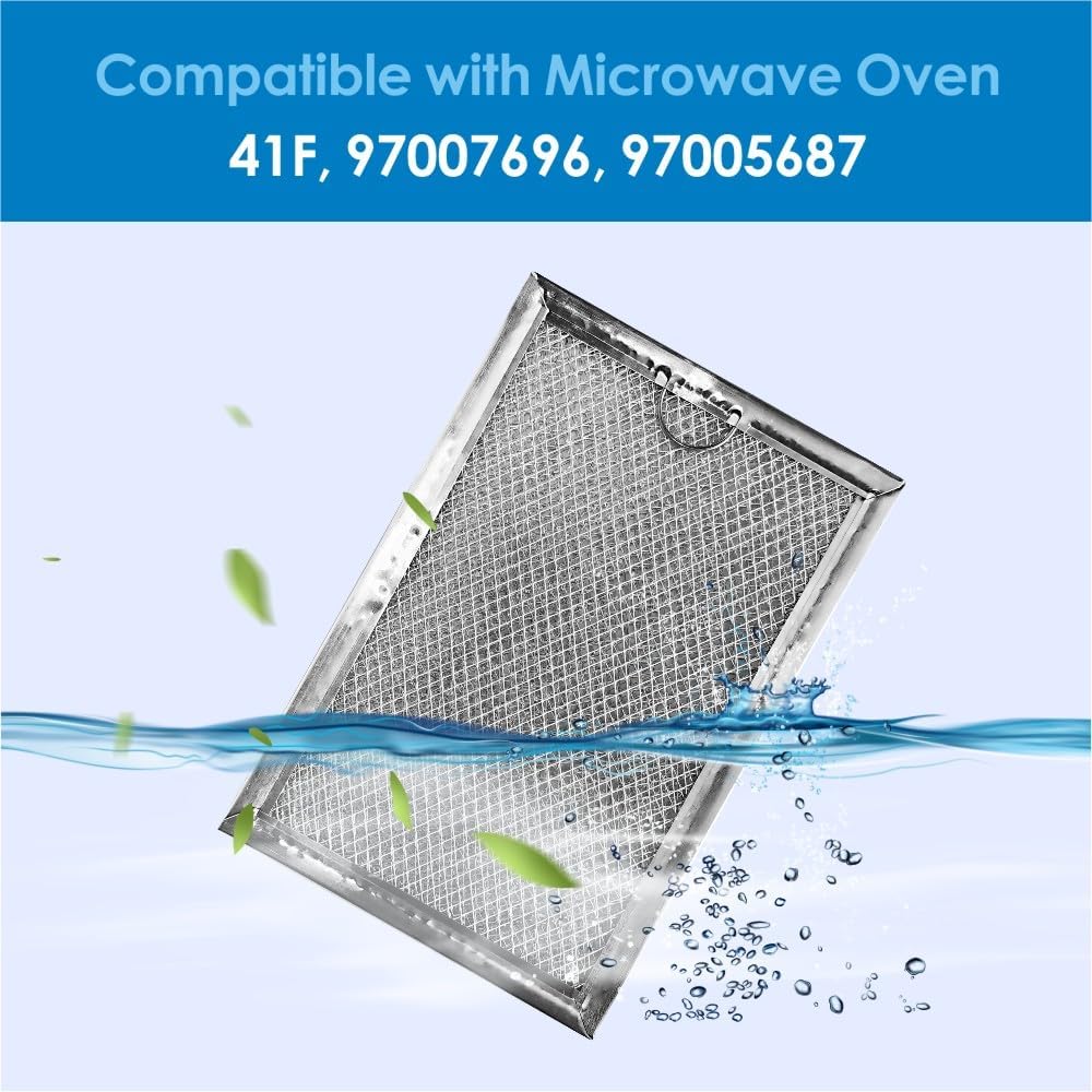 Замена воздушного фильтра, Жироулавливающий фильтр для микроволновой печи для моделей GE WB06X10359 и WB06X10309 (Размер 7,64x5,12x0,16 дюйма 1 шт.) MAF-04