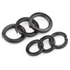 Yigu 304 Stainless Steel Black Spring Washer - Thickened Split Design for Shock Absorption