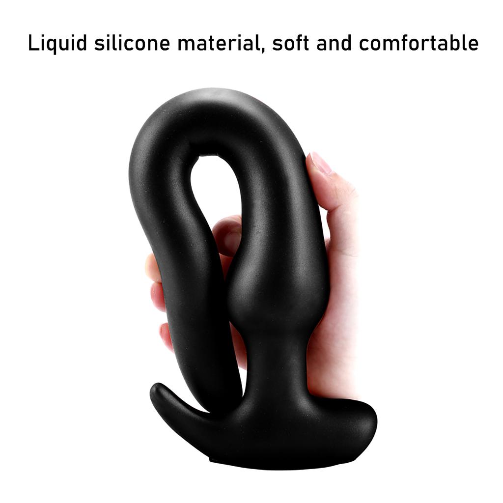 Жидкий силикон, удлиненная анальная пробка, фаллоимитаторы, анальный расширитель, огромная анальная пробка, стимулирует влагалище и анус, массаж простаты, секс-игрушки