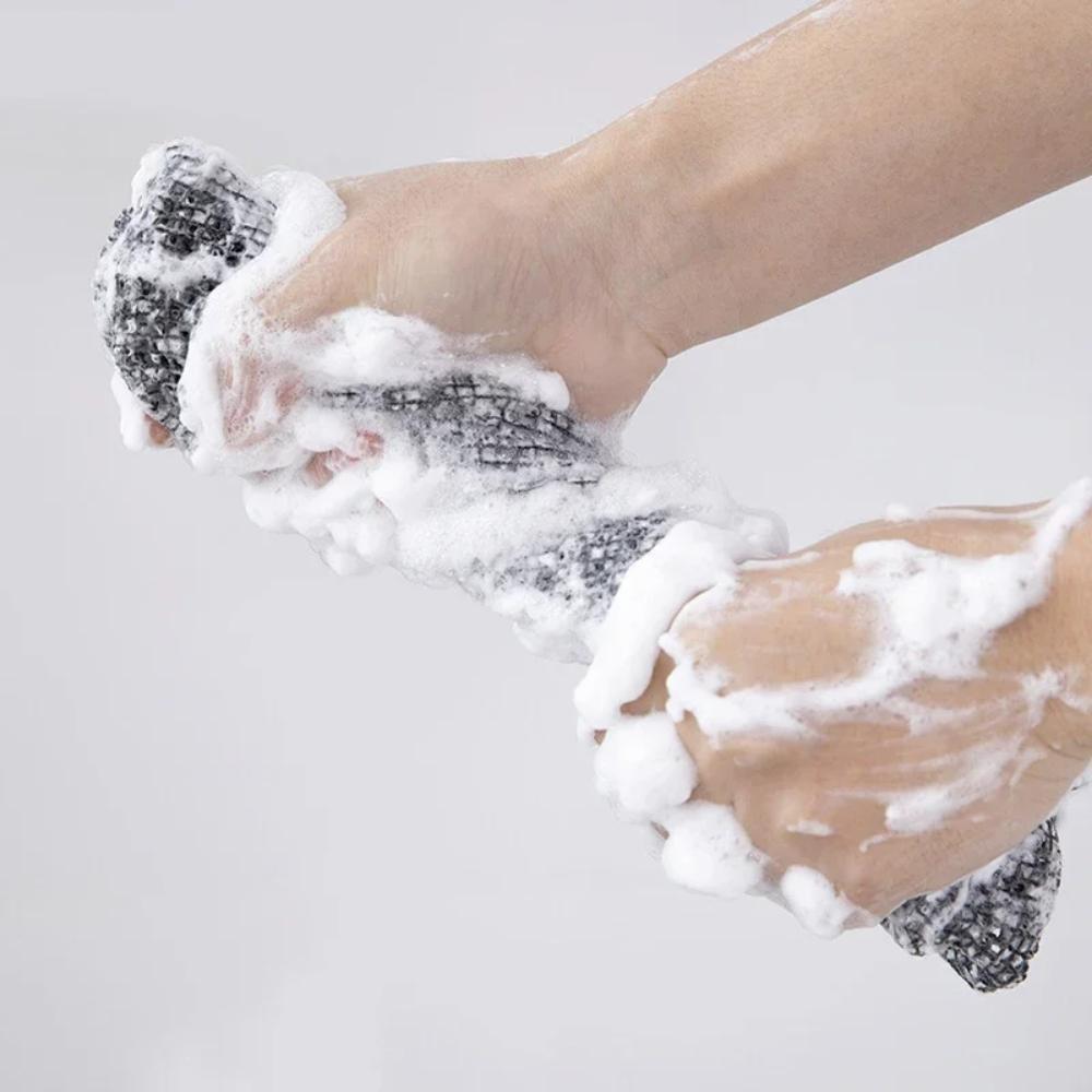 Japanese Rubbing Washcloth Bath Nylon Towel Brush for Back Towels Exfoliating Scrub Shower Sponge Body Bathroom Accessories