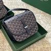 Зубы собаки Классическая сумка-почтальон Goyard Коровья кожа с узором «лисичка» Седло Одно плечо Кросс-боди Печатный Женская