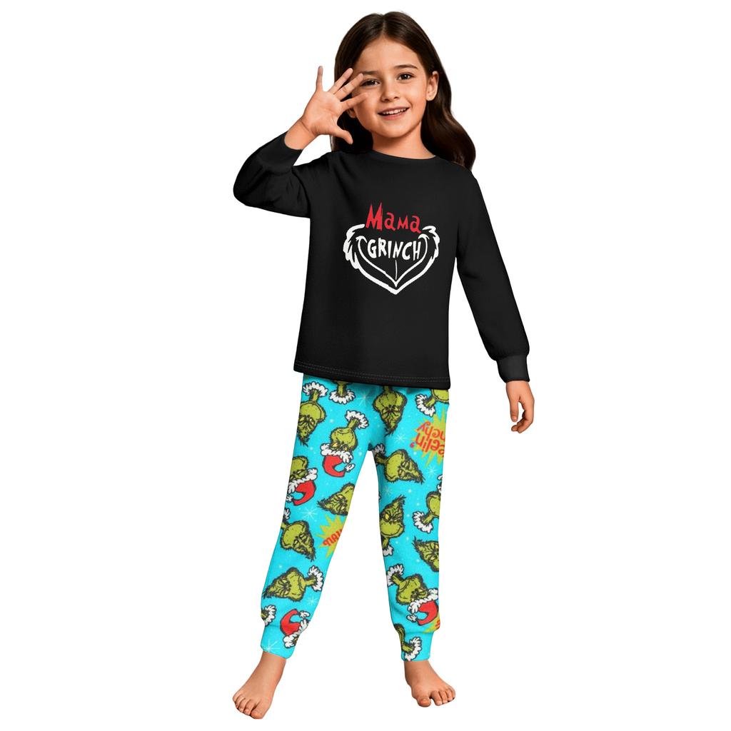 Children's Boys And Girls Thin Two-piece Long-sleeved Pants Two-piece