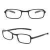 New Portable Folding Presbyopia Glasses Stylish Zipper Case Anti-Blue Light Reading Glasses Neutral Farsighted Glasses +4.0