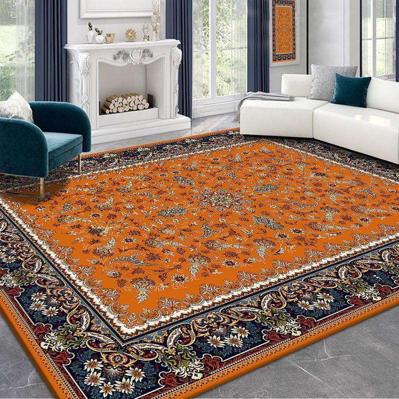 Persian Bohemian Area Rug Large,Carpets for Living Room Luxury Retro Bedroom Decoration Home Kid Play Non-slip Entrance Door Mat